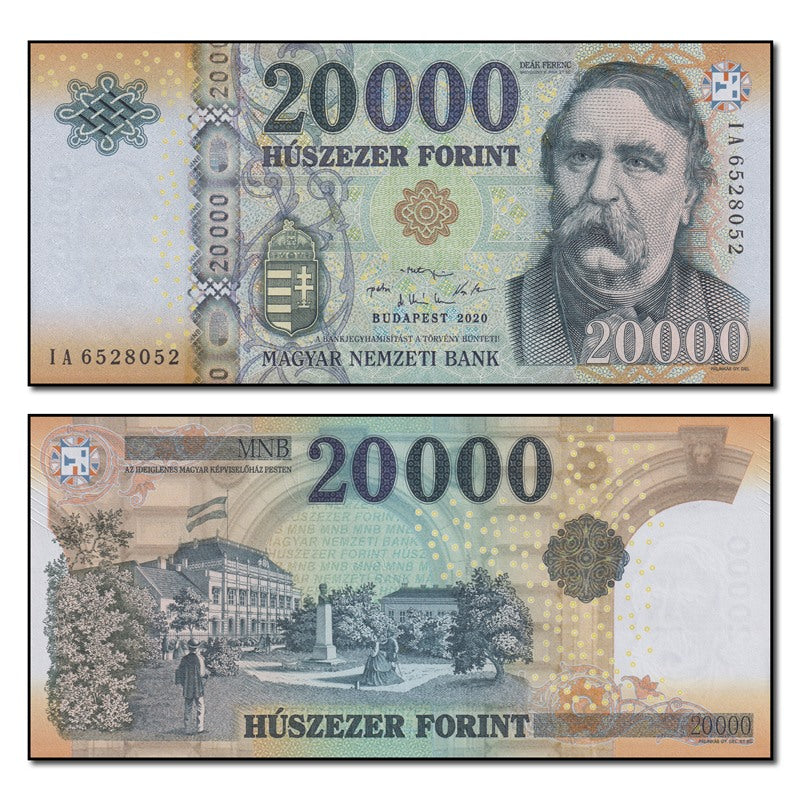 Hungary 2020 20,000 Forint P.207d CFU – M.R.Roberts - Wynyard Coin Centre