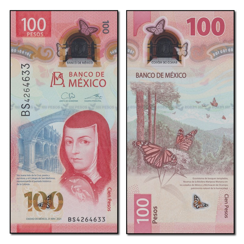 Mexico 2022 100 Pesos P.134 CFU