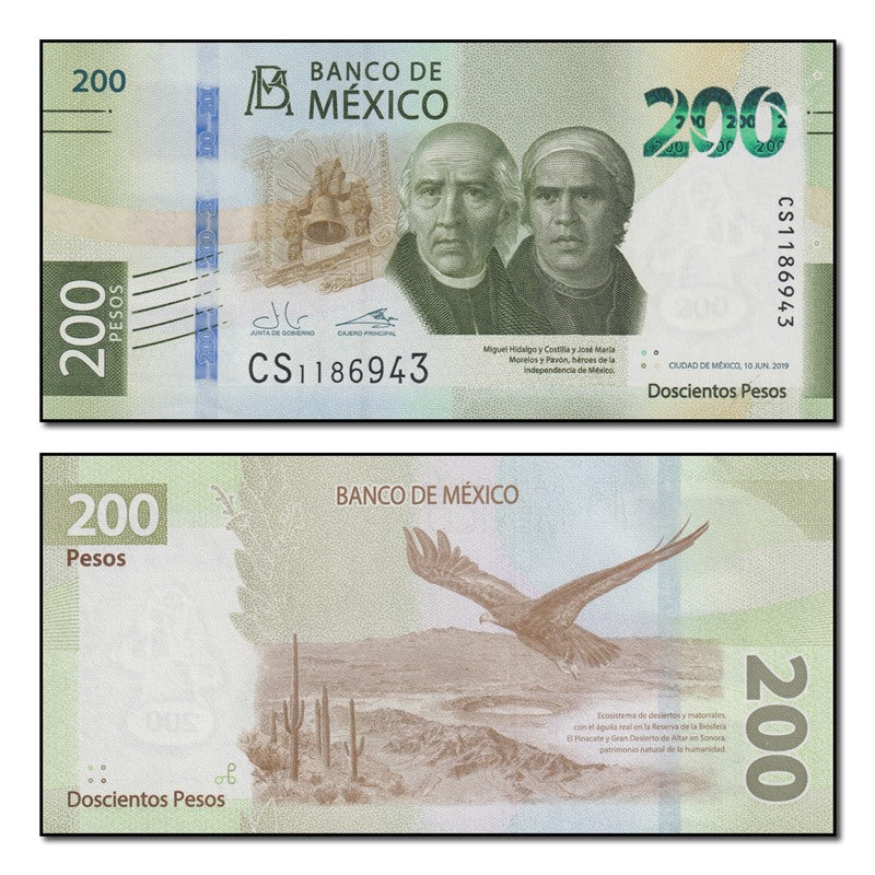 Mexico 2019 200 Pesos P.135 CFU