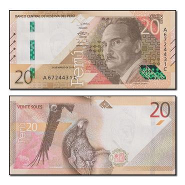 Peru 2019 20 Soles P.197 CFU