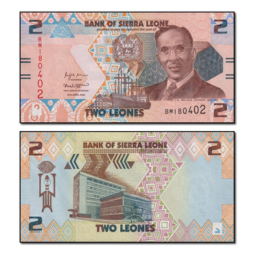 Sierra Leone 2022 2 Leones P.35 CFU