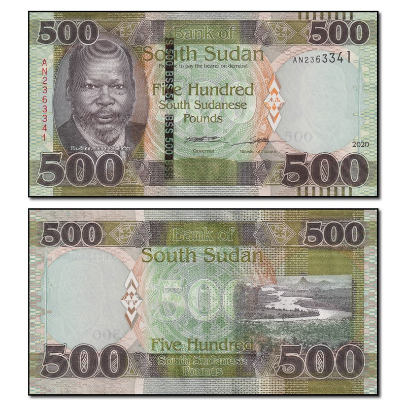 South Sudan 2020 500 Pounds P.16b CFU
