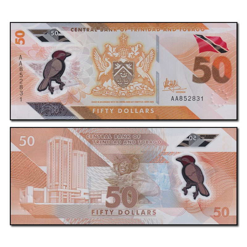 Trinidad & Tobago 2020 50 Dollars P.64 CFU