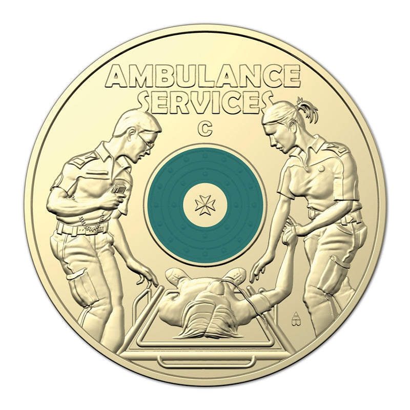 $2 2021 Australian Ambulance Services 'C' Mintmark UNC