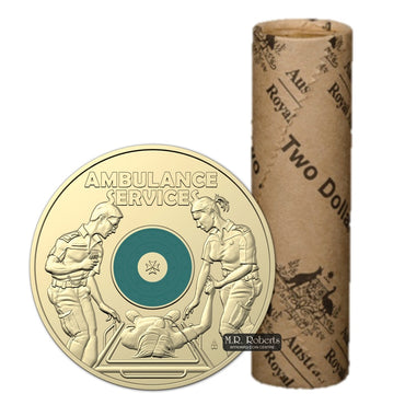 $2 2021 Australian Ambulance Services Mint Roll