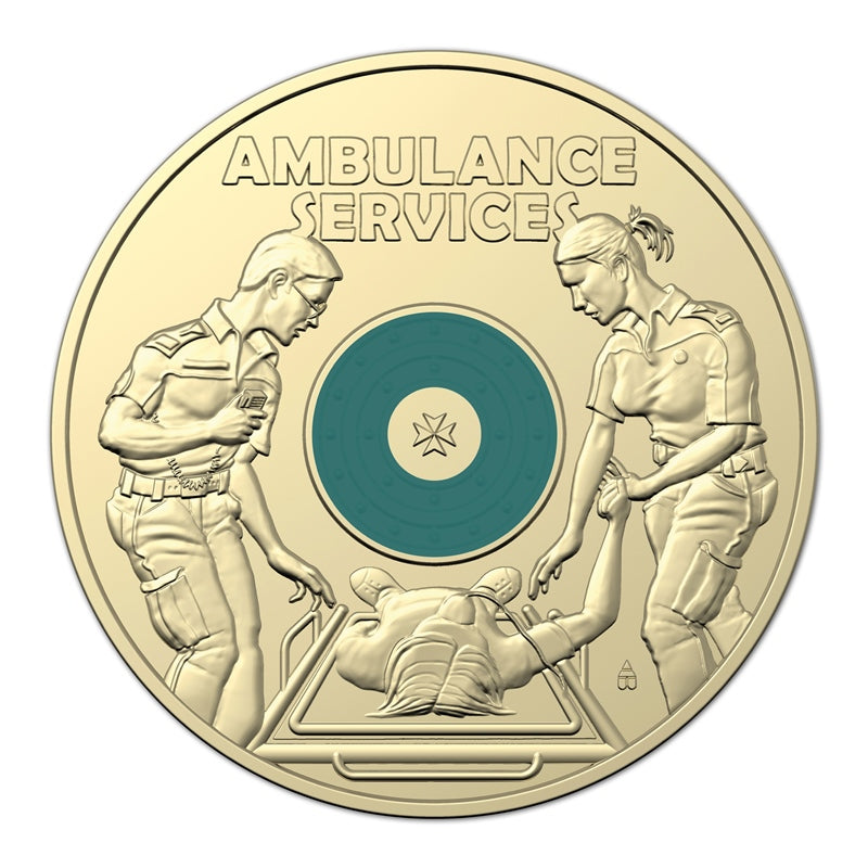 $2 2021 Australian Ambulance Services Mint Roll