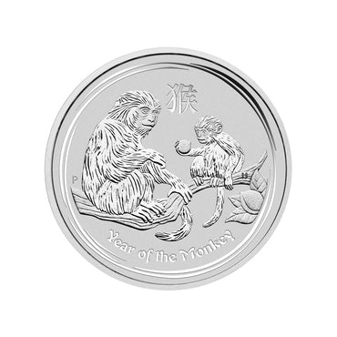 2016 Year of the Monkey 1/2oz Silver UNC