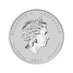 2017 Year of the Rooster 1/2oz 99.99% Silver UNC