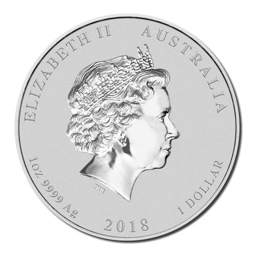 2018 Year of the Dog 1oz Silver UNC