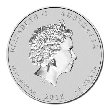 2018 Year of the Dog 1/2oz 99.99% Silver UNC