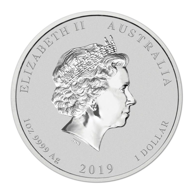 2019 Year of the Pig 1oz 99.99% Silver UNC
