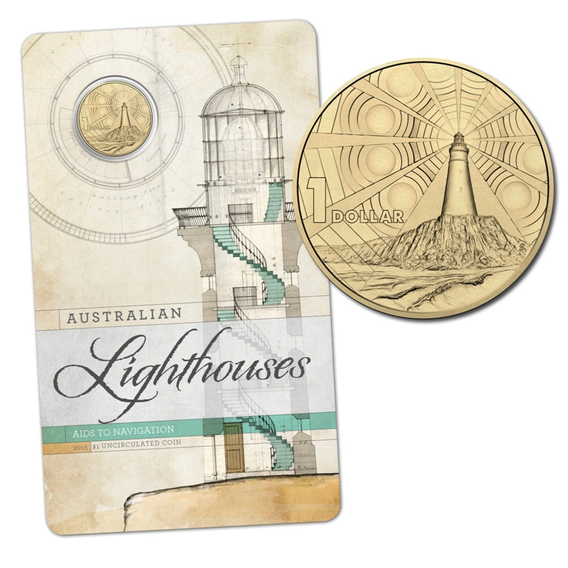 $1 2015 Australian Lighthouses Al/Bronze UNC