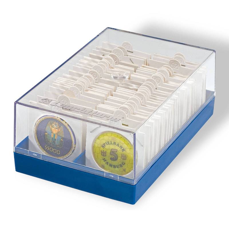 thumbnail image 2 of Guardhouse 50 Duraclear Penny Tubes With Storage Box - Holds 50 Rolls Of 1-Cent Coins 2 of 5