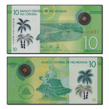Nicaragua 2014-2022 10 Cordobas P.209 CFU