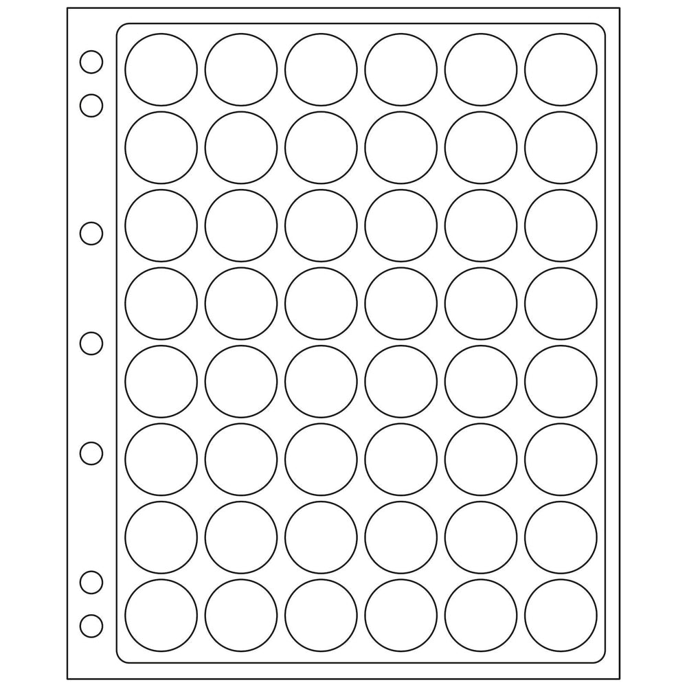 Lighthouse - ENCAP Plastic Sheets for 48 Coin Capsules 21-23mm (Pk2)