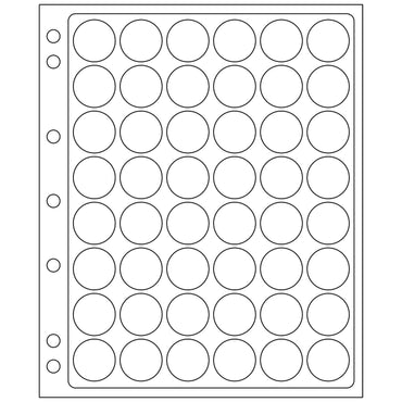 Lighthouse - ENCAP Plastic Sheets for 48 Coin Capsules 21-23mm (Pk2)