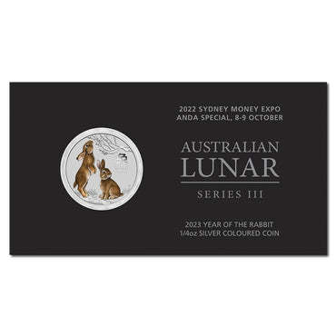 2023 Year of the Rabbit 1/4oz Silver Coloured - ANDA Sydney