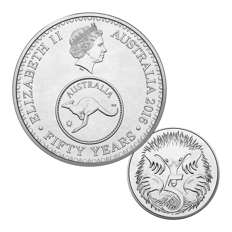 5c 2016 50th Anniversary Decimal Currency MINT ROLL
