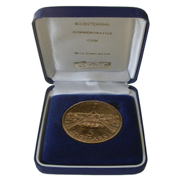 $5 1988 Parliament House Al-Bronze Commemorative UNC - AGC Case