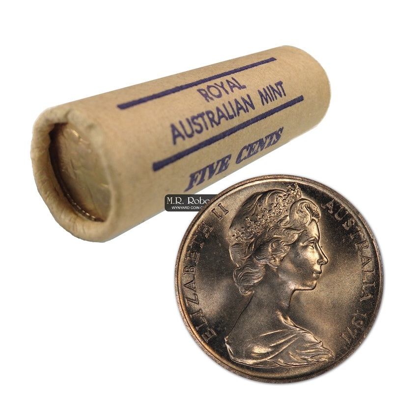 5c 1971 Royal Australian Mint Roll