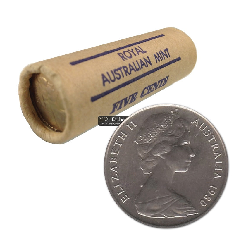 5c 1980 Royal Australian Mint Roll