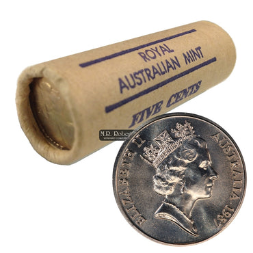 5c 1987 Royal Australian Mint Roll