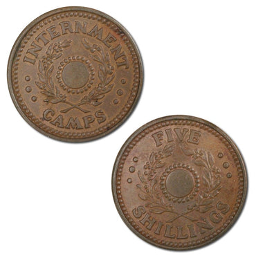 Australia (1939-1945) Internment Camps 5 Shillings Error