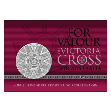 $5 2014 Victoria Cross - For Valour Silver UNC