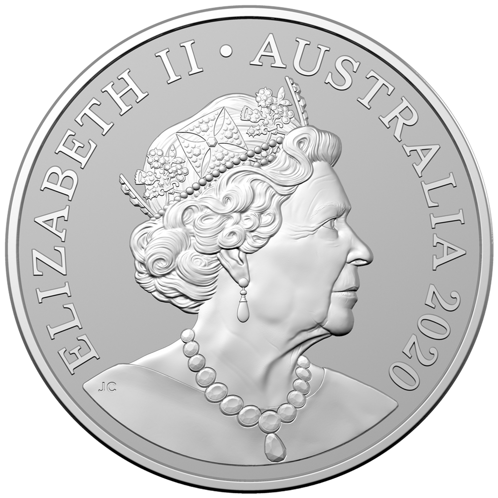 $1 2020 Kookaburra Berlin WMF Brandenburg Gate 1oz Silver