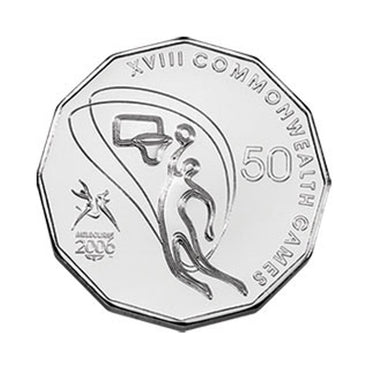 50c 2006 Commonwealth Games - Basketball Carded UNC