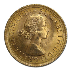 Great Britain 1966 Elizabeth II Gold Sovereign Lustrous UNC