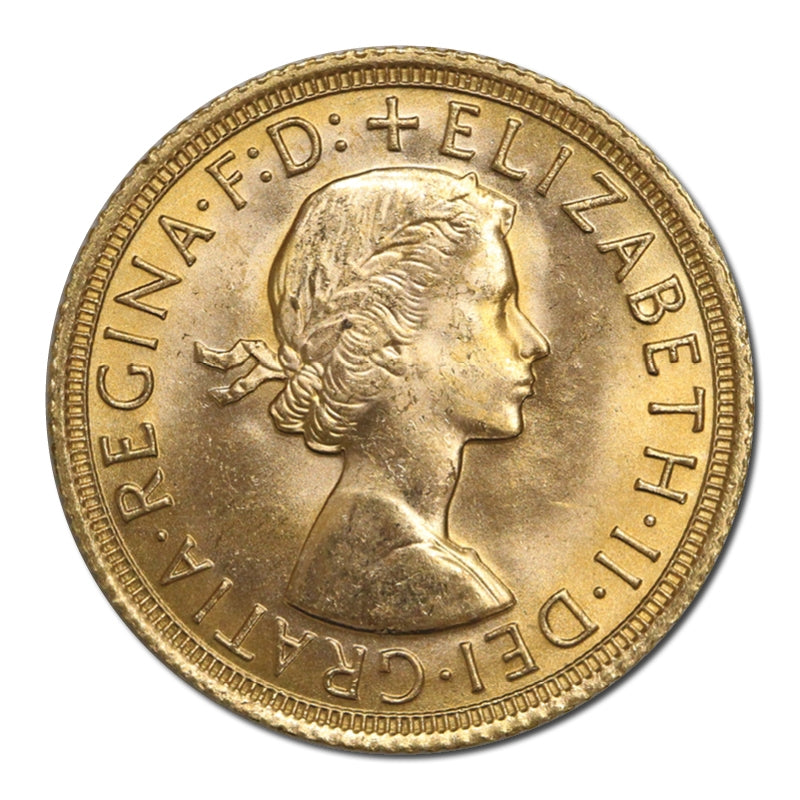 Great Britain 1968 Gold Sovereign Lustrous UNC