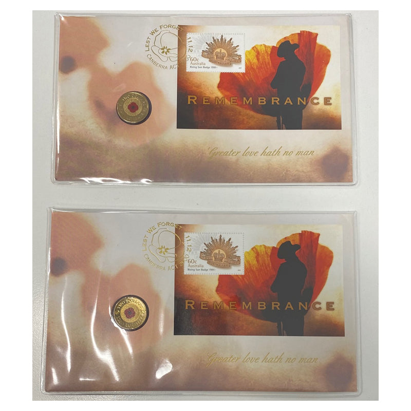 PNC 2012 $2 Remembrance Day - Consecutive Pair