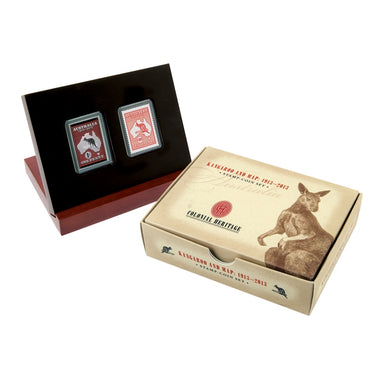 2013 Kangaroo and Map Stamp Coin Set