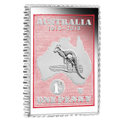 2013 Kangaroo and Map Stamp Coin Set