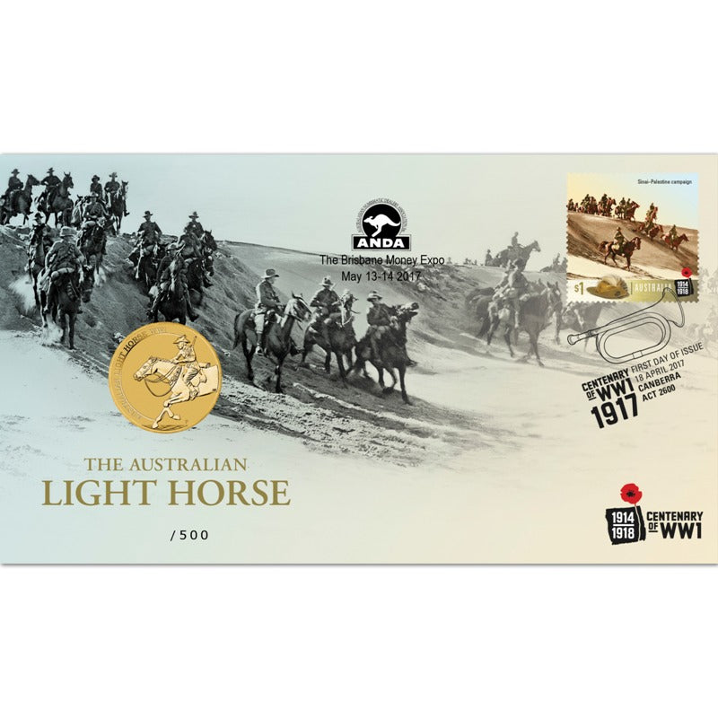 PNC 2017 Australian Light Horse $1 - ANDA Overprint