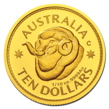 $10 2011 Ram's Head 1/10oz Gold Proof