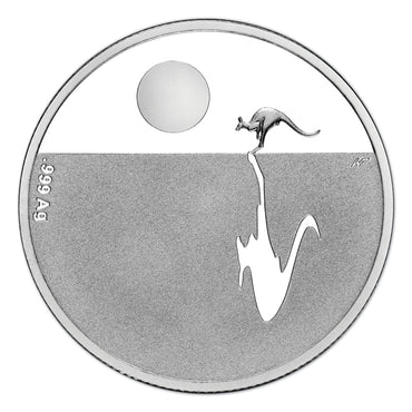 $1 2011 Sunset Kangaroo Silver Proof