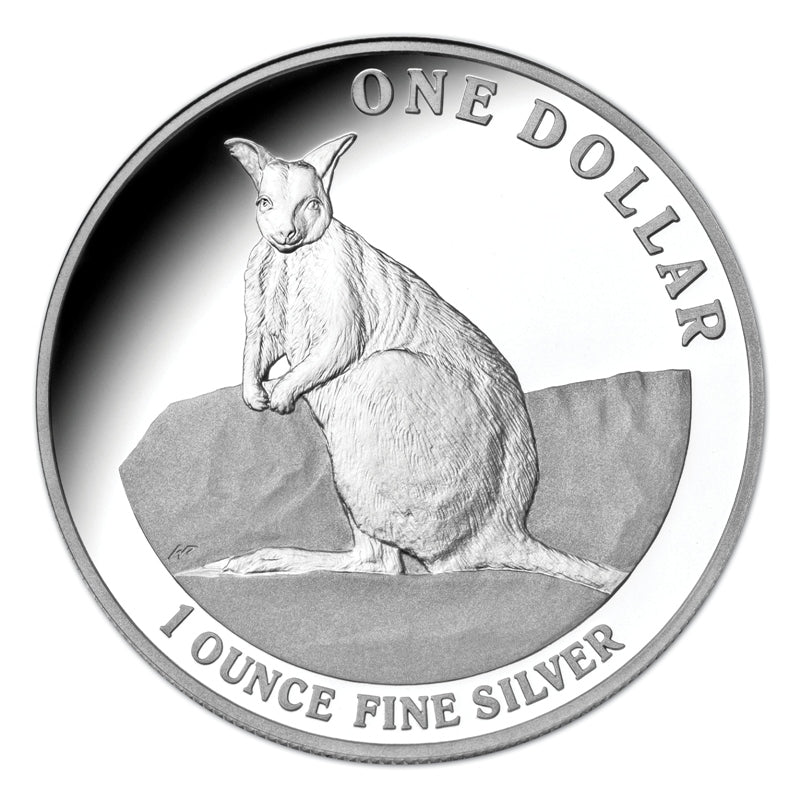 $1 2012 Kangaroo 1oz 99.9% Silver Proof