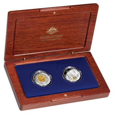 50c 2010/11 Royal Wedding SGP Silver Proof Pair