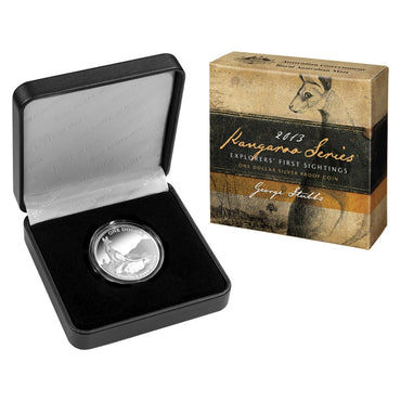 $1 2013 Kangaroo 1oz 99.9% Silver Proof