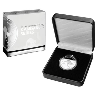 $1 2013 Kangaroo 20th Anniversary 1oz 99.9% Silver Proof
