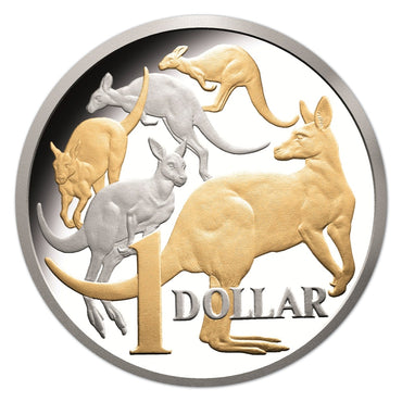 2014 Proof Set - Gold Plated $1