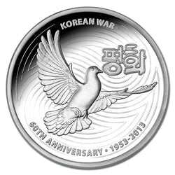 $1 2013 Korean War 60th Anniversary Silver Proof