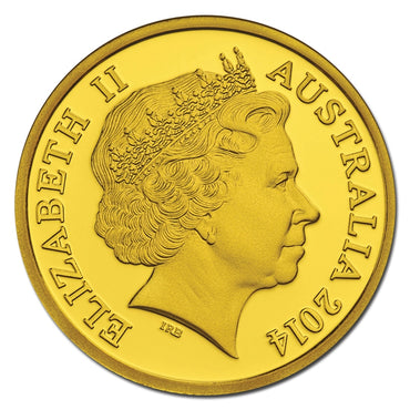 $10 2014 Explorers' First Sightings Kangaroo 1-10oz Gold Proof