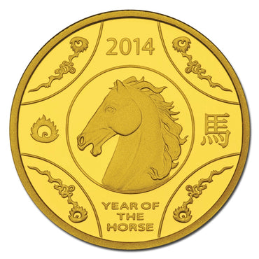 $10 2014 Year of the Horse 1/10oz Gold Proof