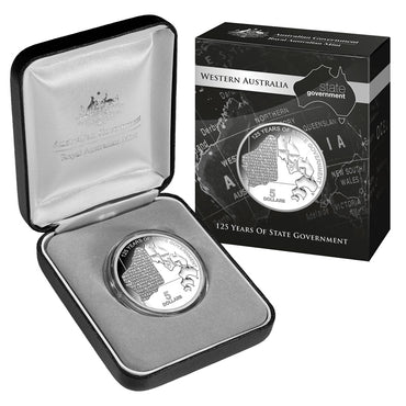 $5 2015 WA Government 125th Silver Proof