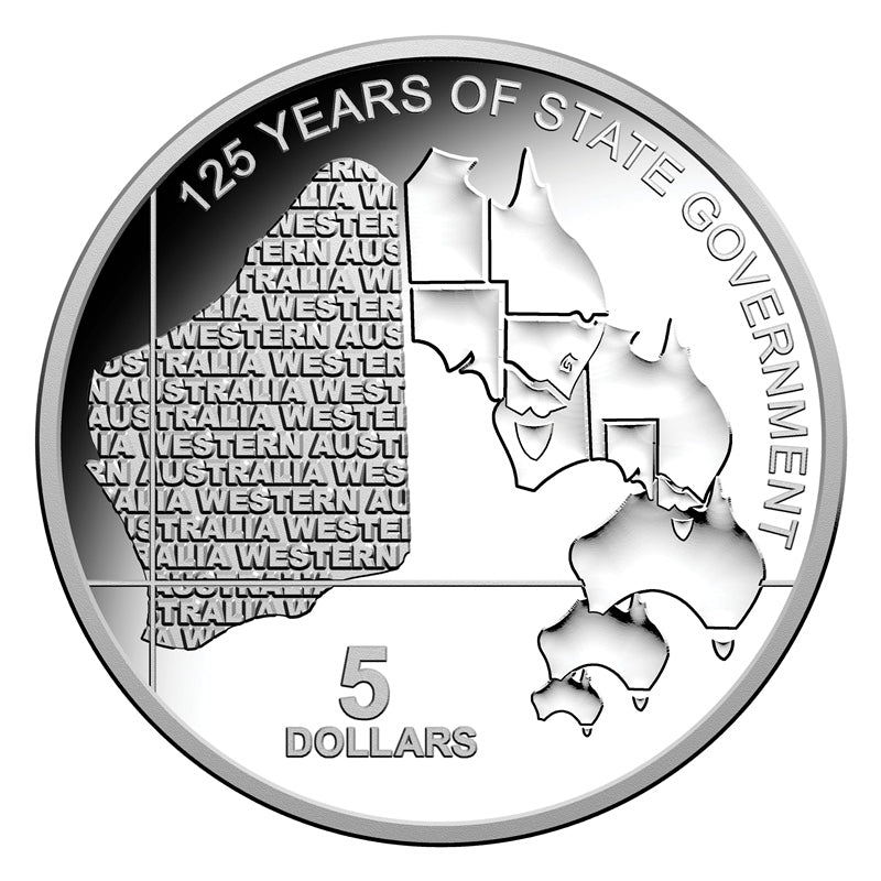 $5 2015 WA Government 125th Silver Proof