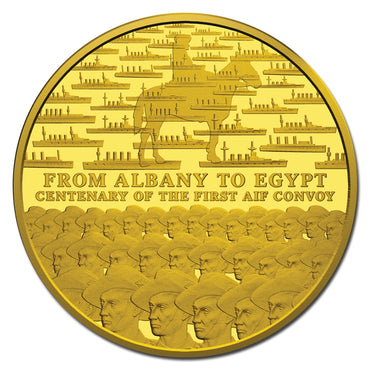 $10 2014 100th Ann. of the AIF Sail from Albany Gold Proof