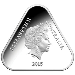 $5 2015 ANZAC Centenary Triangle Silver Proof